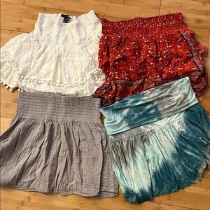 Michael Stars, Aqua, Three Dots & Beltaine - Skirt Collection M/L